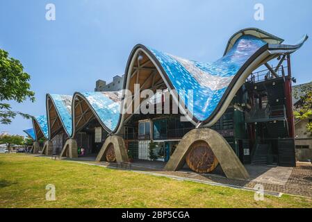 Taitung, Taiwan - 21 aprile 2020: Tiehua Music Village, un luogo dove molti abitanti locali si riuniscono per condividere arte e musica Foto Stock