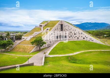 Biblioteca della National Taitung University di Taitung, taiwan Foto Stock