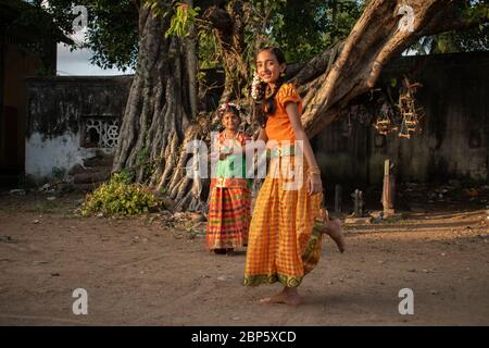 Tamilnadu, giochi di villaggio regionale Foto Stock