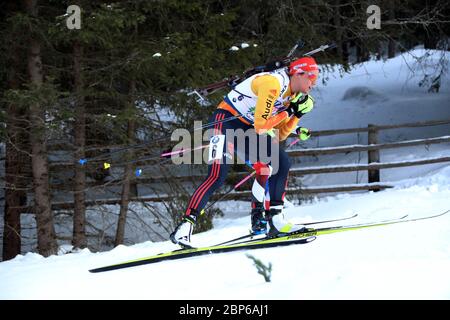 ITA,IBU Campionato del mondo di Biathlon Anterselva 2020 Foto Stock