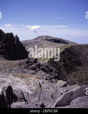 Summit of Castle of the Winds, Galles del Nord, Regno Unito Foto Stock