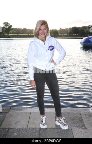 Nadine Klein, Milka Charity Blobing-Event am Stadtparksee, Amburgo, 22.05.2019 Foto Stock