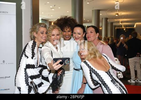 Tina BORDIHN,Katja Burkard,Marie Amiere,Brita Segger,Katy Karrenbauer e Jennifer Knaeble,Ladies lunch a beneficio della Fondazione tedesca Stroke Help all'Hotel le Meridien,Hamburg,04.06.2019 Foto Stock