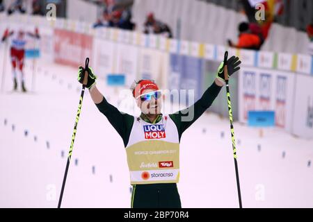 Teamsprint Nordic Combined FIS Campionato del mondo di sci nordico 2019 Seefeld Foto Stock