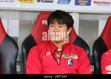 1. BL: 19-20: 1. Sptg. SC Freiburg vs FSV Mainz 05 Foto Stock