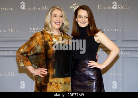 Phyllis Logan, Sophie McShera, Photocall Downtown Abbey, Hotel Vier Saisonen Amburgo, 04.09.2019 Foto Stock