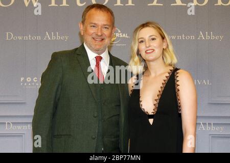 Hugh Bonneville, Laura Carmichael, Photocall Downtown Abbey, Hotel Vier Saisonen Hamburg, 04.09.2019 Foto Stock