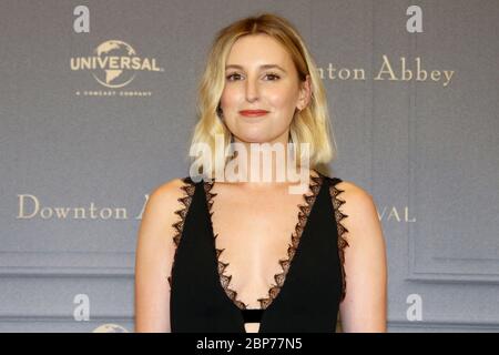 Laura Carmichael, Photocall Downtown Abbey, Hotel Vier Saisonen Hamburg, 04.09.2019 Foto Stock