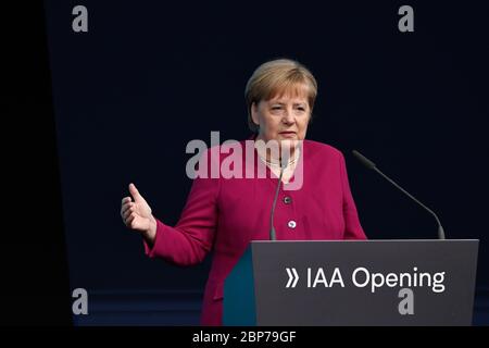 Eroeffnung der Internationalen Automobilil-Ausstellung IAA 2019 auf dem Messegelaende Frankfurt am Main am 12.09.2019 Foto Stock