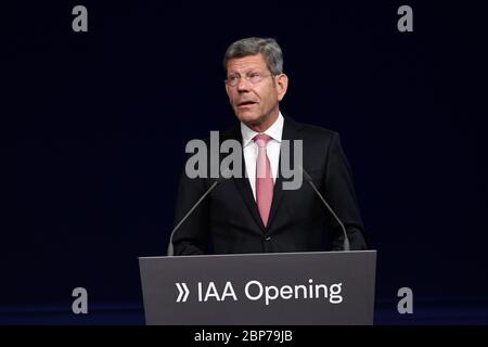 Eroeffnung der Internationalen Automobilil-Ausstellung IAA 2019 auf dem Messegelaende Frankfurt am Main am 12.09.2019 Foto Stock