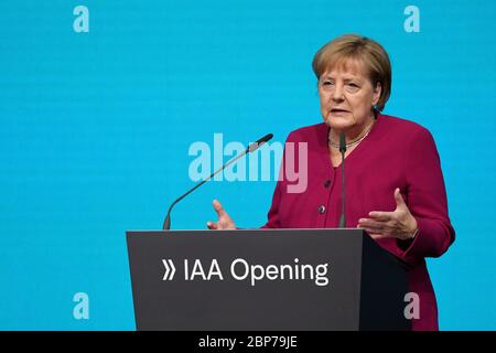 Eroeffnung der Internationalen Automobilil-Ausstellung IAA 2019 auf dem Messegelaende Frankfurt am Main am 12.09.2019 Foto Stock