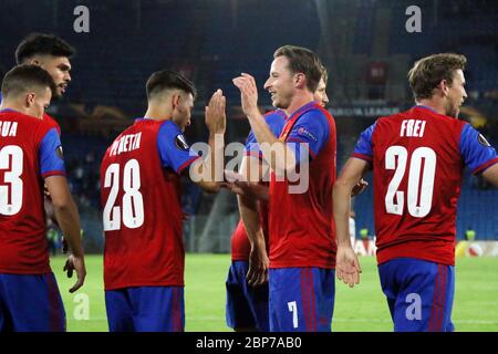 Calcio-EL: 1. Sptg.: FC Basel vs FK Krasnodar Foto Stock