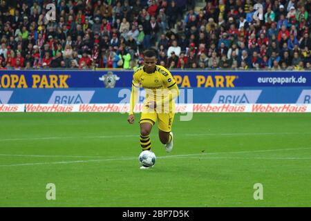 1. BL: 19-20: 7. Sptg. SC Friburgo - Borussia Dortmund Foto Stock