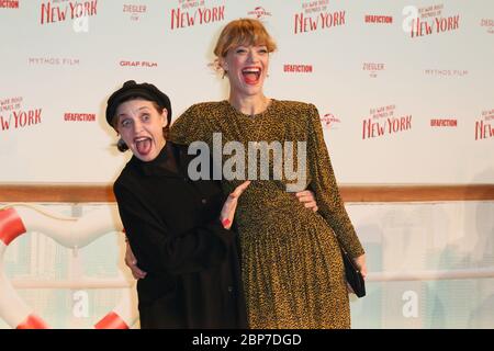 Katharina Thalbach,Heike Makatsch,Premiere non sono mai stato a New York,Kino Cinedom,Koeln,09.10.2019 Foto Stock