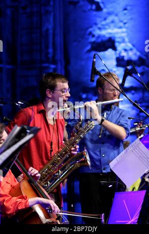 43. Leipziger Jazztage - Andromeda Mega Express Orchestra Foto Stock