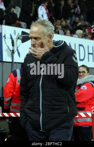 1. BL: 19-20: 11. SPTG. SC Freiburg - Eintracht Francoforte Foto Stock