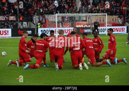 1. BL: 19-20: 12. Bayer 04 Leverkusen - SC Friburgo Foto Stock