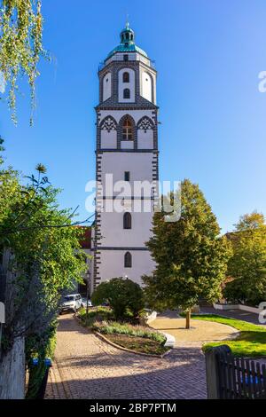 MEISSEN, Germania - 12 ottobre 2019: La Chiesa di Nostra Signora della città vecchia. Foto Stock