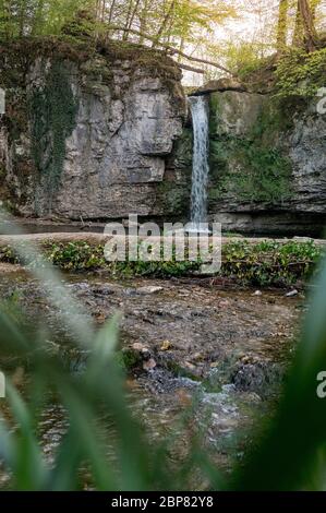 Giessen Wasserfall a Baselbiet Foto Stock