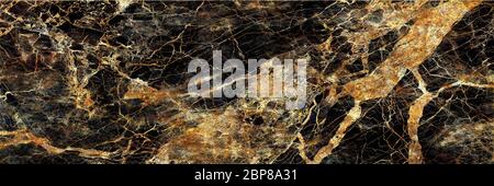 superficie ruvida scura con venature dorate. trama astratta sfondo di materiale naturale. illustrazione. sfondo ad alta risoluzione. file raster per insenatura Foto Stock