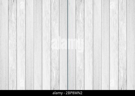 Primo piano di bianco disegno e texture legno per sfondo. Rustico in legno verticale Foto Stock