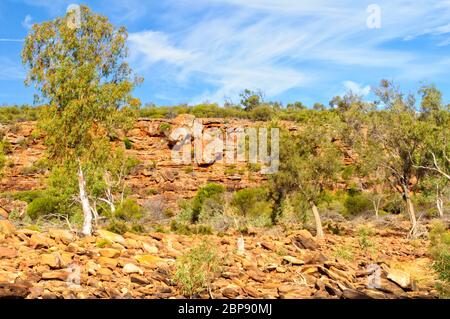 Murchison Gorge è un antico gola fluviale nel Mid West Western Australia - Kalbarri, WA, Australia Foto Stock