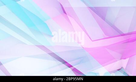 Glamour con sfondo blu cristallo viola sfondo astratto Foto Stock