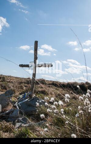 Nel Regno Unito - WW2 Crash Site - Pilot, Herbert Noga Foto Stock