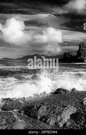 La costa vicino a Fanad Head, Portsalon, County Donegal, Irlanda, Europa Foto Stock