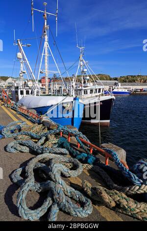 Barche da pesca, Burtonport, Contea di Donegal, Irlanda, Europa Foto Stock