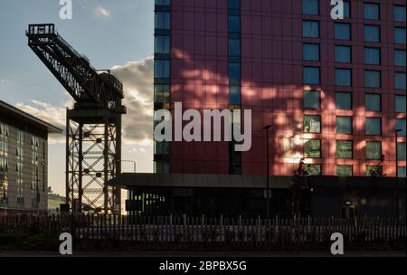 Glasgow sotto le restrizioni di blocco, maggio 2020 Foto Stock