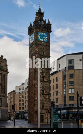 Glasgow sotto restrizioni di blocco maggio 2020 Foto Stock