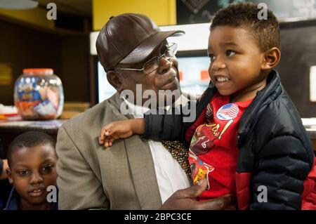 2015 elezioni comunali Ferguson nel Missouri USA Foto Stock