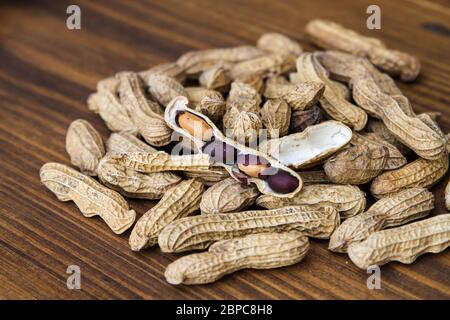 Arachidi nella conchiglia da Tenejapa, Chiapas, Messico Foto Stock