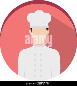 Icona dello chef isolata Illustrazione Vettoriale