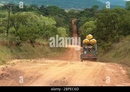 Spedizione in 4x4 in Sud America Foto Stock