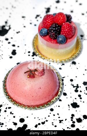 Torte colorate Foto Stock