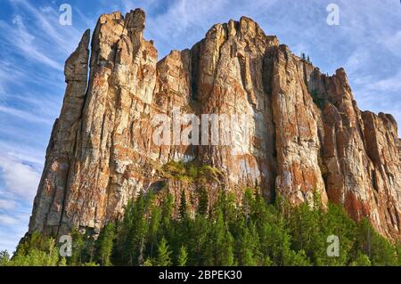 Il patrimonio nazionale di Russia collocato nella repubblica, Repubblica di Sakha Yakutia, Siberia Foto Stock