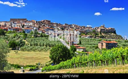 Città di Chianciano Terme in provincia di Siena in Toscana, Italia. Foto Stock