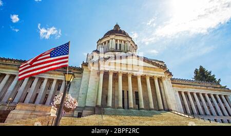 Washington State Capitol Olympia Seattle Washington Foto Stock