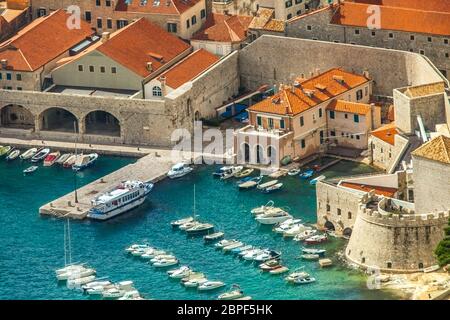 Die Altstadt von Kroatien Foto Stock