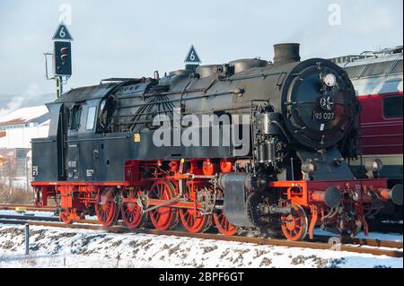 Treno a vapore della harzer schmalspurbah Foto Stock