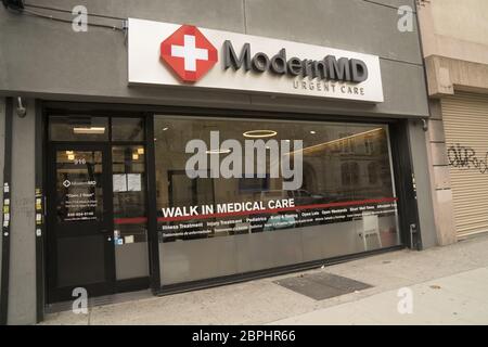 MD Walk moderno in clinica medica a Park Slope, Brooklyn, NY il volto più recente di cure mediche in America. Foto Stock