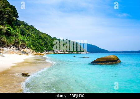Turtle Sanctuary Beach, Perhentian Islands, Terengganu, Malaysia Foto Stock