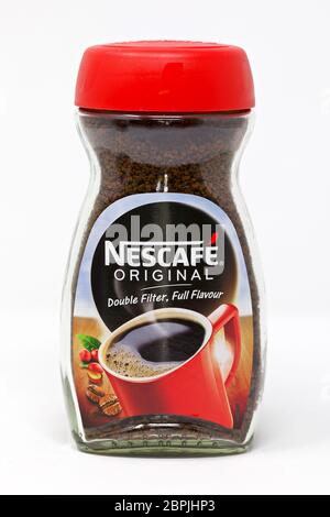 Caffè istantaneo originale Nescafe Foto Stock