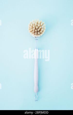 Eco spazzola consumo sostenibile cura del corpo sisal riciclare bambù Foto Stock