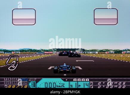 Human Grand Prix IV F1 Dream Battle 4 - SNES Super Nintendo - solo per uso editoriale Foto Stock