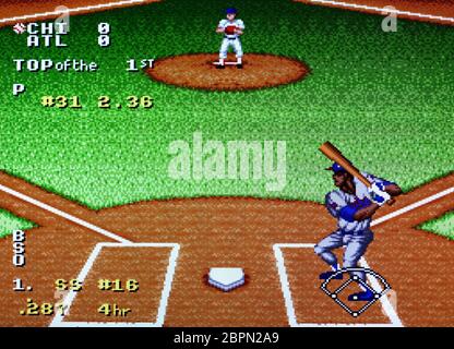 Ken Griffey Jr Major League Baseball - SNES Super Nintendo - solo per uso editoriale Foto Stock