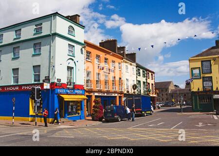 Grattan Square, Dungarvan Town, County Waterford, Irlanda Foto Stock