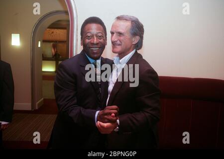 Der XX. Weltjugendtag in Köln 2005 - Pelé und Wolfgang Overath. Foto Stock